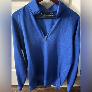 Men Under Armour Pullover Sweater 1/4 Zip Large